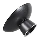 Angoily Dekorative Keramik Kuchenplatte mit Fuß Leichte Dessert und Obstschale für Partys und Geburtstage Platzsparender Servierteller In Schwarz