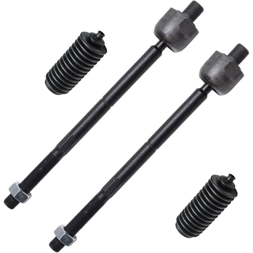 Image of Detroit Axle - 10PC Front Upper Control Arms w /Ball Joint, Sway Bars, Inner and Outer Tie Rods w /Rack Tie Rod Boots for 2003 2004 2005 2006 2007 Cadillac CTS RWD ONLY