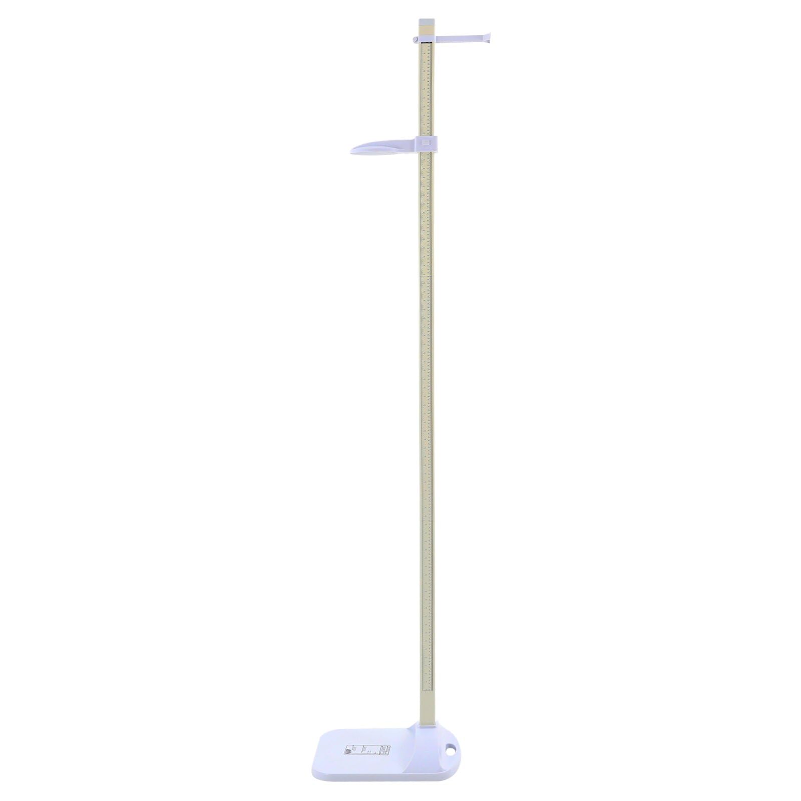 Przenośny, precyzyjny wysokościomierz ze skalą 1 mm, wysokościomierz 20-210 cm, z podwójną skalą cm/cale, ze stopu aluminium i ABS, do domu, klinik i siłowni