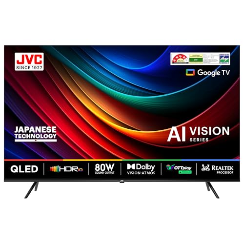 Image of JVC 190 cm (75 inches) AI Vision Series QLED Google TV LT-75NQ7165C (Black)