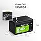 Green Cell Cube LiFePO4 Akku 12Ah 12.8V – Lithium-Eisenphosphat-Batterie für Wohnmobile, Boote, Solaranlagen, Off-Grid-Systeme, mit BMS, leicht & sicher