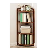 Eck-Bücherregal für Wohnzimmer, Schlafzimmer, Küche, Balkon, bodenstehendes...