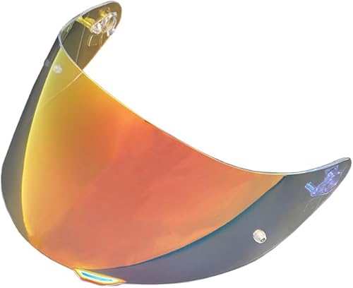 KMAN Protector de visera para casco de motocicleta para AGV K3SVK5 K1 K5S protector solar capacetes lente Cascos accesorios (Revo Clear Gold)