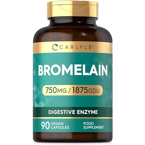Carlyle Bromelain 750mg Vegan Capsules