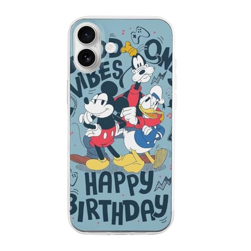 �f�B�Y�j�[ �~�b�L�[�}�E�X IPhone16 �Ή� �P�[�X �ϏՌ� �y���^ ���ϖh�~/Qi�������C�����X�[�d�Ή� �X�}�z�P�[�X ����~�� �w��h�~