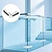 Zwinz Adjustable Glass to Glass Clamp 2 Pack, 90-180-270 Degree Railing Clips Indoor & Outdoor, Stainless Steel 304 Railing Clamp for Fence, Railing, Balcony Deck
