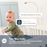 Luna Home Baby Eye Smart Baby Monitor & Floor Stand, Zero Wearables, Sensor-Free Sleep Breathing Motion Tracker, Cry Detection, Night Vision, 2-Way Audio, AI Monitoring, Baby Camera with Phone App - Image 5