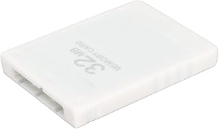 High Speed Memory Card 32MB, FMCB1.966 Portable Memory Card for External Memory Card Plug in and Play Efficient Game Console Data Card (White)