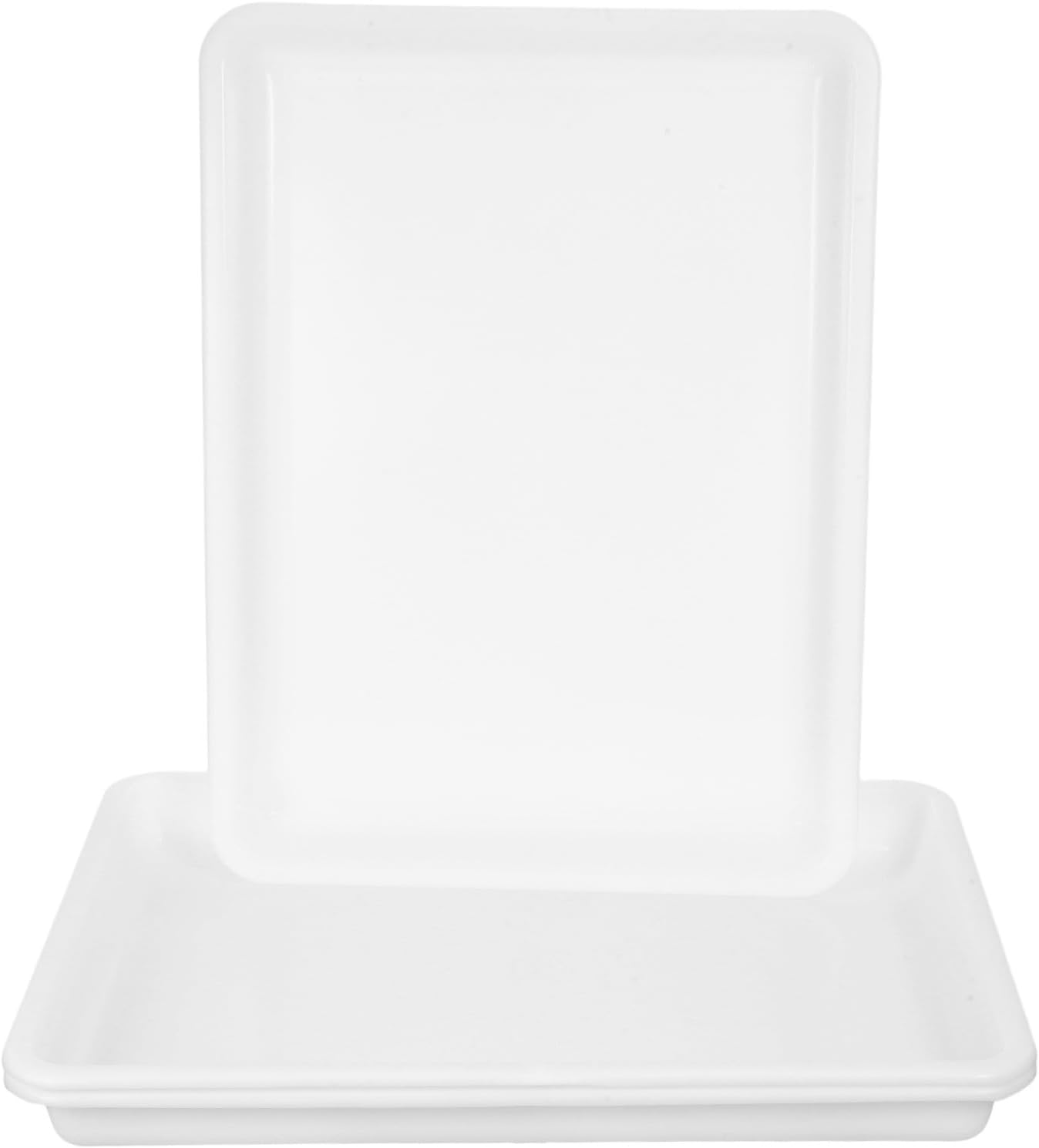 3pcs Plastic Watercolor Paint Palette Tray for Mixing Colors, Lightweight and Portable Paint Palette Tray for Painting and Art Projects by Artists