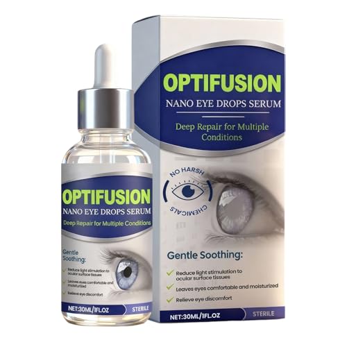 Trockene Augen Linderung Tropfen | 30 ml Feuchtigkeitsspendende Kühlende Lösung - Natürliche Augenfeuchtigkeit Tropfen - Für Frauen Männer Senioren Erwachsene Telefonliebhaber Computertechniker Reisen