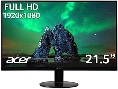 Acer KG241YAbii 23.8 inch Full HD Gaming Monitor (VA Panel, FreeSync, 75Hz, 1ms, HDMI, VGA, Black)