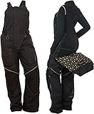 DSG Outerwear Women's Avid Ice Fishing Drop-Seat Bib - Black | 2X-Large