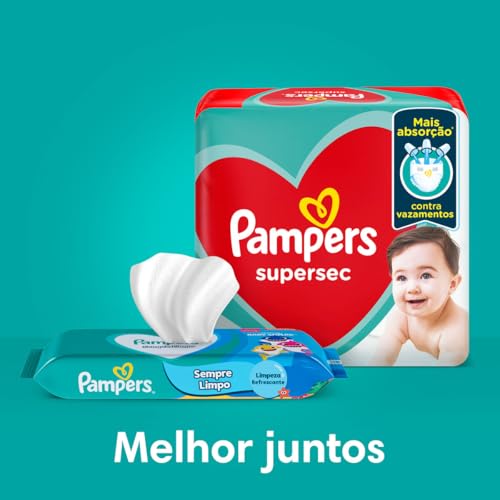 Pampers Lenços Umedecidos Sempre Limpo 192 Unidades
