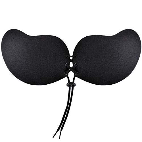 Image of JOATEAY Sticky Bra - Deep Plunge Strapless Push Up Reusable Underwire Adhesive Bra for Women Backless Dress Partywear Wedding