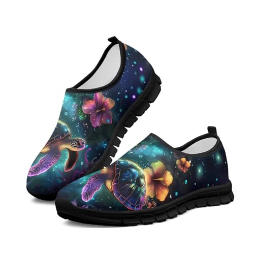 Image of Womens Slip On Walking Shoes Non Slip Loafer Breathable Holiday Travel Shoe Lightweight Casual Low Top Sneakers SizeUS 5.5-11.5