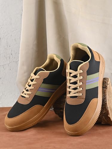 Image of Centrino Men's Sneakers | Cushioned Insole Comfortable Shoes | Trendy & Stylish Modern Sneakers | Durable Lightweight Sole Casual Walking Footwear (8184)