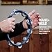 Tambourine for Adults, Traditional Handheld Musical Instrument — NOT MADE IN CHINA — Aluminum Jingles, Synthetic Frame