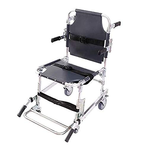 LRX Camillas portátiles Emergencia Silla de Transporte Plegable Escalera telesilla con Ajustable...