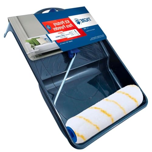 Kit para Pintura Antirrespingo 3 Peças, Tigre 61576000, Preto, 23cm