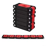 Faltbares Messnivelineal mit mehreren Gelenken, mit 4 Präzisions-Luftblasen-Ampullen und...