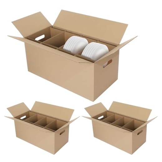Fuyoooo Dish Packing Boxes Kit