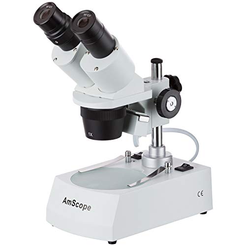 image for AmScope SE305R-P Forward-Mounted Binocular Stereo Microscope, WF10x Ey