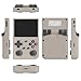 G350 Handheld Game Console , 3.5 Inch IPS Screen Linux System 3200 mAh Battery 4371 Games Preloaded , Portable Retro Video Games Console Support Wired Controller and Earphone (Gray)