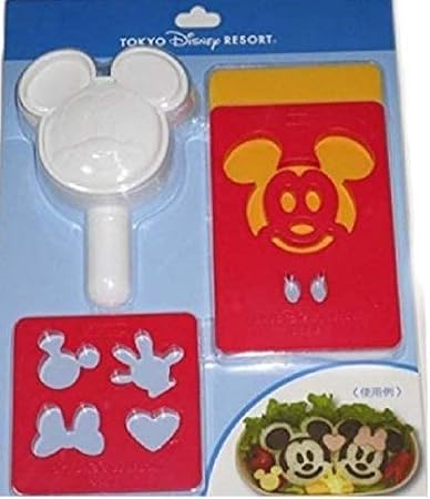 Amazon ディズニー ミッキー ミニー おにぎりキット おにぎり型 キャラ弁 お弁当 のり ハム チーズカッター 東京ディズニーリゾート Tdr キッチンツール クッキングトイ おもちゃ