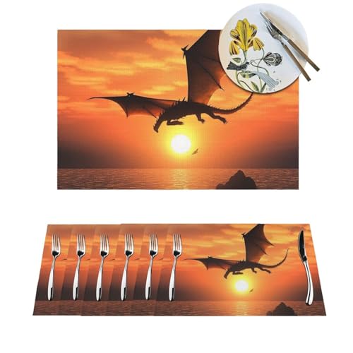 Set de table de qualité supérieure en PVC tissé résistant à la chaleur pour table de créateur