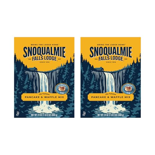 Snoqualmie Falls Lodge Old Fashioned Pancake & Waffle Mix, 24