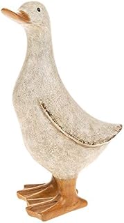 Joe Davies David's Ducks - Medium White Duck Ornament Shabby Chic Distressed Style