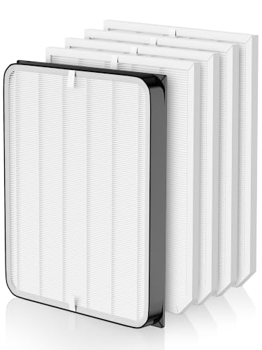 Image of 3500 /3000 Replacement Filters for Air Doctor 3000 Serie Purifiers | 5-Pack 3000 Filter Set Compatible with AirDoctor AD3500 & AD3000, Comparable to Part # ADF3001 & ADF3010 (No Carbon Filters)