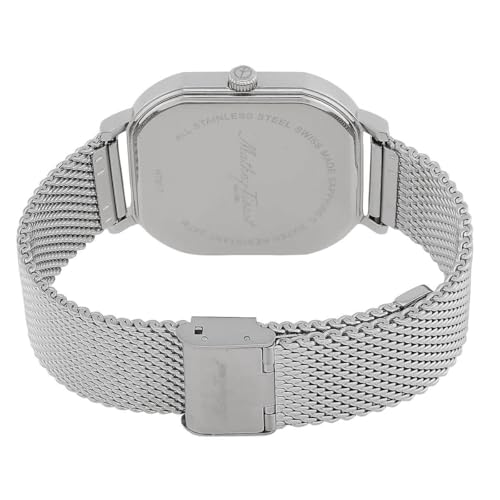 Image of Mathey-Tissot Stainless Steel Swiss Made Classic Analogue Green Dial Silver Band Watch For Men - H7917Av
