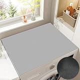 YeahBoom Waschmaschinenauflage 60x60cm,Abdeckung für Waschmaschine,Waschmaschinenabdeckung Universal,Waschmaschinen Auflage Weiche und Zuschneidbare,Waschmaschinenbezug für Waschmaschine,Trockner