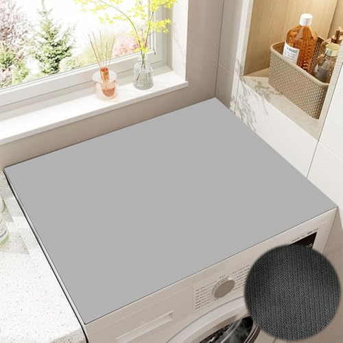 YeahBoom Cubierta Superior para Lavadora y Secadora,60 x 60 cm Cubierta para Lavadora,Funda para Lavadora,Funda Antipolvo para Lavadoras,Secadoras,Cocinas,Autocaravanas,Baños