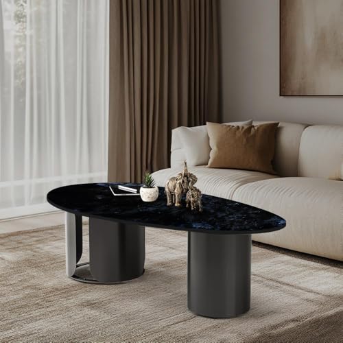 Image of Wakefit Center Table | 1 Yr Warranty | Coffee Table for Living Room Wooden, Tea Table for Living Room Wooden, Sofa Table, Free Installation from Brand, Modern Multi-Functional & Wobble-Free(Pranger)
