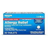 Amazon Basic Care Allergy Relief Loratadine Tablets 10 mg, 30 Count