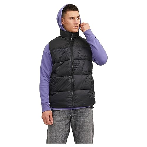 Jack & Jones Jjetoby Bodywarmer Collar Sn Chaleco, Black, L Hombre