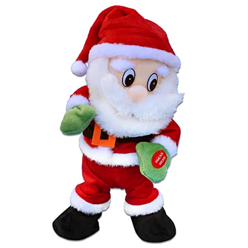 Strong Camel Singing Dancing Electric Santa Claus Toy Xmas Musical Shaking Plush Decorations Gifts