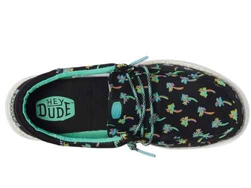 HEYDUDE Boy's Wally Funk Tropical Palm (Little Big Kid) Loafer2