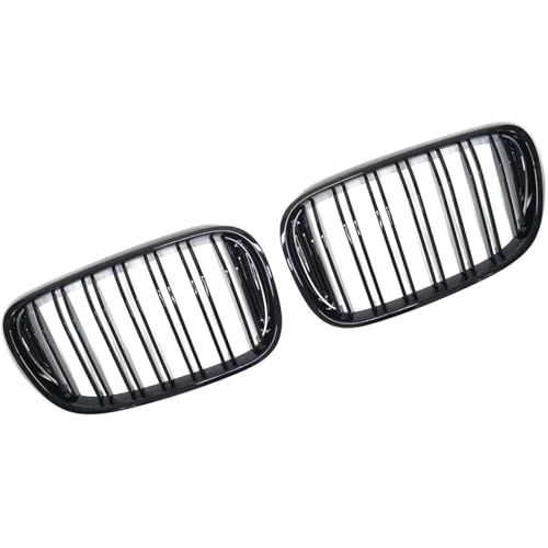 Calandre pour avant de voiture BMW noire calandre pare-chocs 2 lamelles