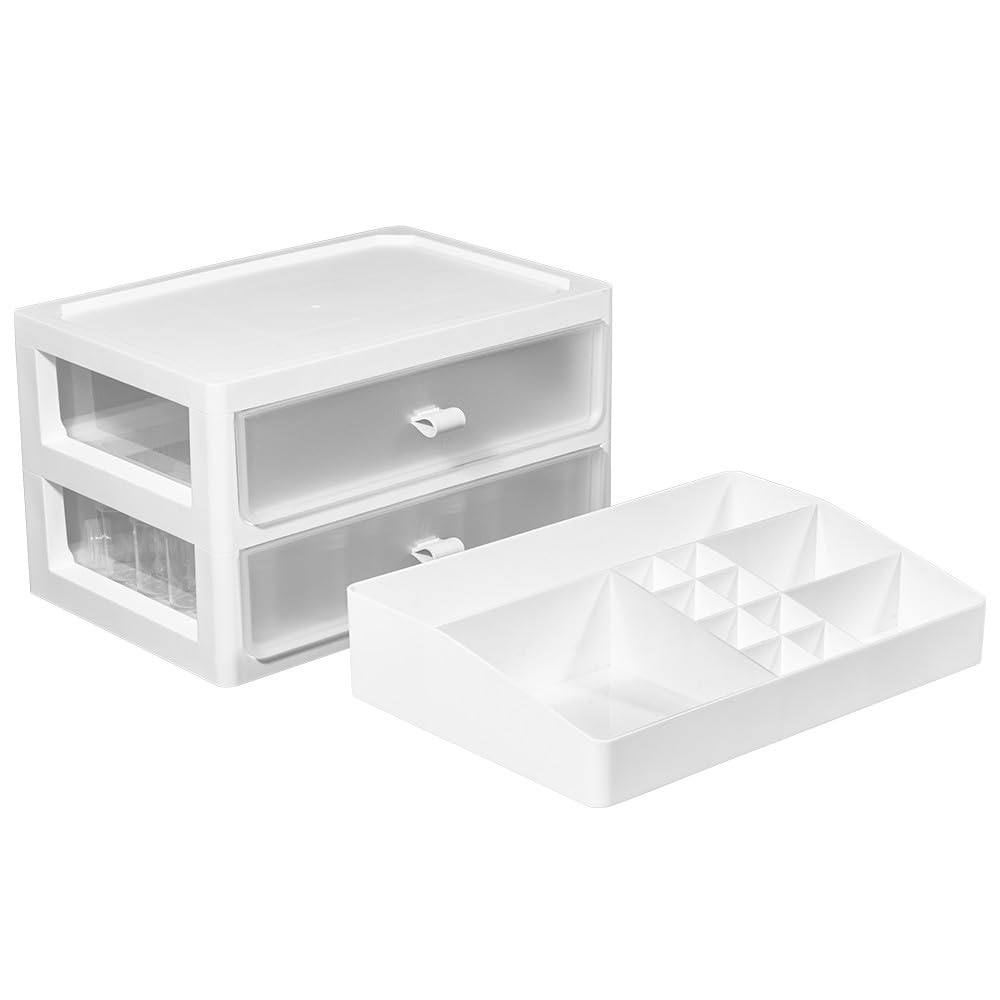Ideen mit Herz Contenitore per pietre e accessori per diamond painting | Organizer per ordinare | Scatola per sistemi di immagazzinaggio | Dimensioni: 26 cm x 18 cm x 20,8 cm | Valigetta fai da te per