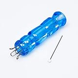 ♦ Farbe: blau / transparent Creative Hobby Strickliesel Strickmaschine Stricken leicht gemacht inkl. Anleitung