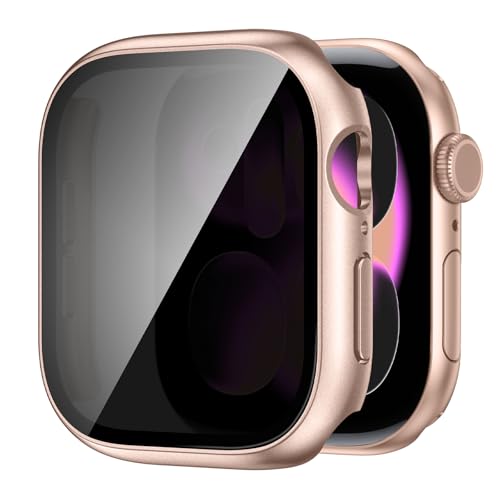 Ya en manzanajugosa.com: Kamita Funda Impermeable Privacidad para Apple Watch Serie 11/Serie 10 42mm, PC Bumper Case con Protector de Pantalla de Antie-spía, Shockproof Carcasa de Protección para iWatch11/iWatch10 (Oro rosa)
