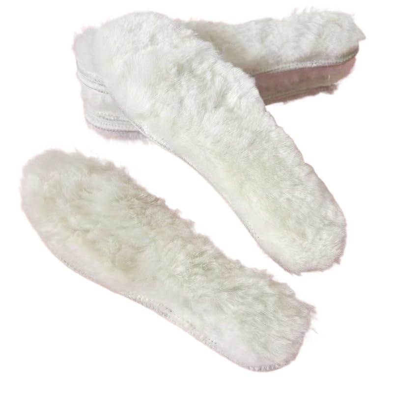 Plantillas de piel de oveja para invierno para hombres y mujeres miniatura 1