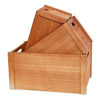 Amazon｜MJKQ9 木箱収納 木製 スタイル16 収納ボックス 収納ボックス