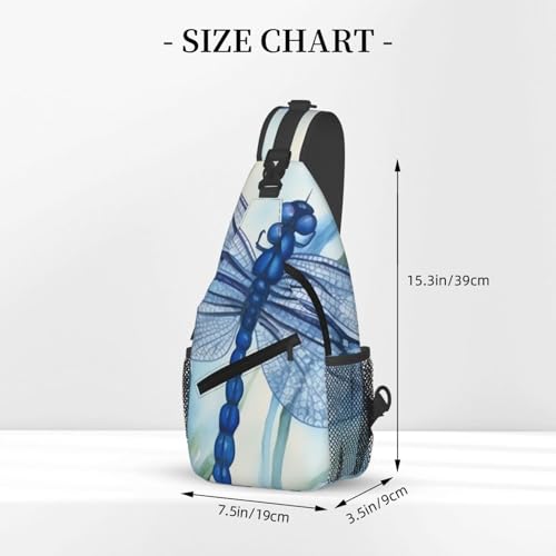Bolso cruzado para hombre tipo bandolera con diseño pintado miniatura 3