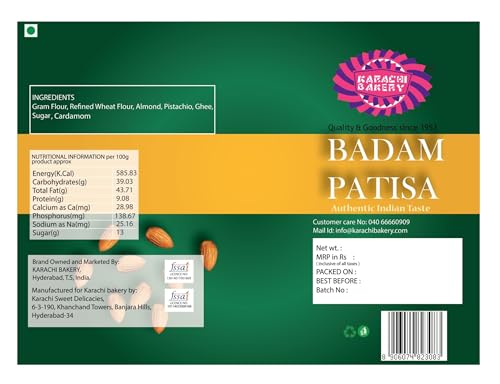 Image of Karachi Bakery Badam Patisa 400G