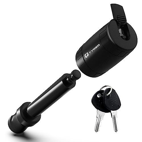 Tyger Auto Solid Hitch Lock Pin With Locking Key - 5/8 Inch Pin Holes On 2 Inch Receivers | Class Iii Iv V | 19,000 Lb Load Rating | Tg-Hl3U001B | Weatherproof Anti-Theft #TOP30
