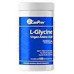 CanPrev L-Glycine Vegan Amino Acid Powder 450g – 90 Servings – 5g Pure Glycine Per Scoop, Supports Recovery & Athletic Performance, Promotes Rejuvenation